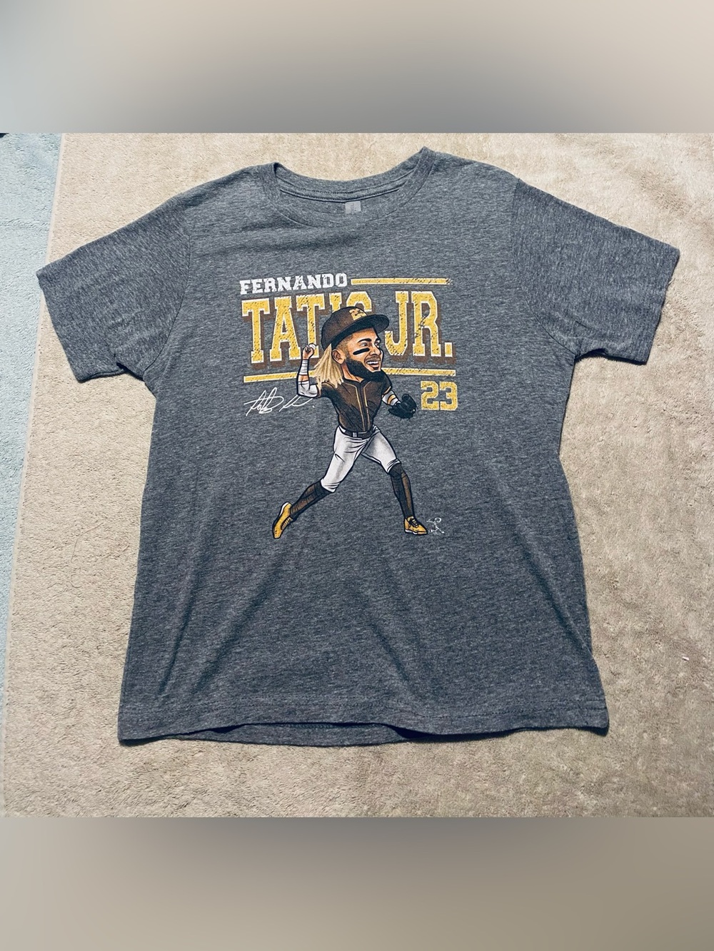 Fernando Tatis Jr San Diego Padres mlb youth boys t shirt size medium